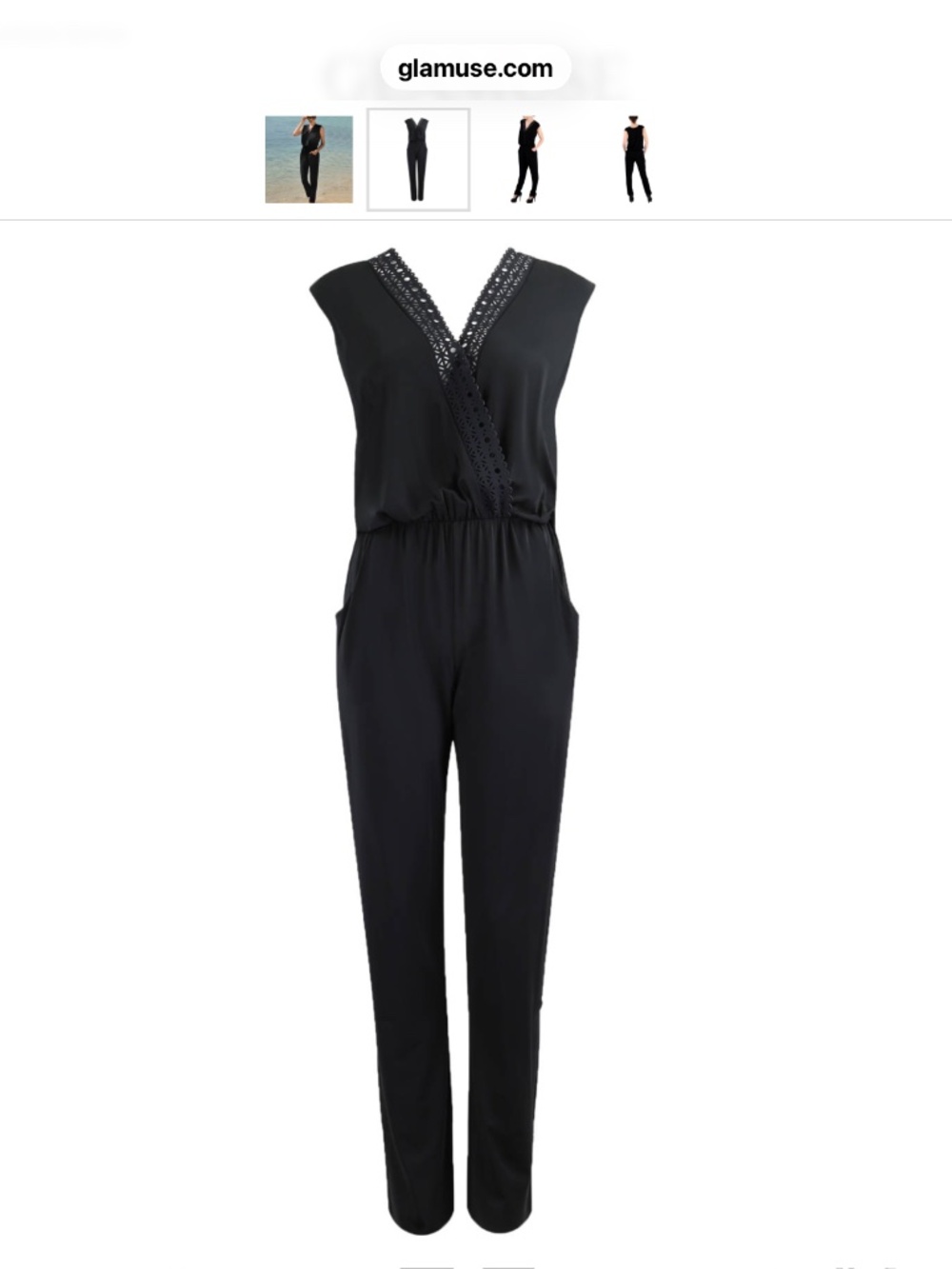 Lise CHarmel Ajourage COuture Beach Wear Jumpsuit